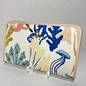 SPARTINA 449 Emily Isabella Snap Wallet Jellyfish Coral Sea Ocean Credit Cards